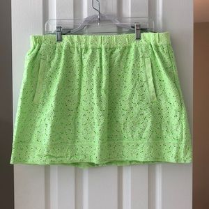 J. Crew outlet XL with pockets lime green